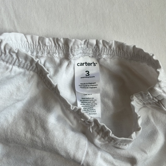 Carter’s Baby Girl’s Bundle of 3 Long Sleeve Onesies and 3 Pants Size 3 Months - Picture 12 of 16